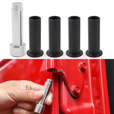 FIT For Jeep Wrangler TJ YJ CJ LJ 1986-06 Door Hinge Pin Liners Bushings Kit NEW