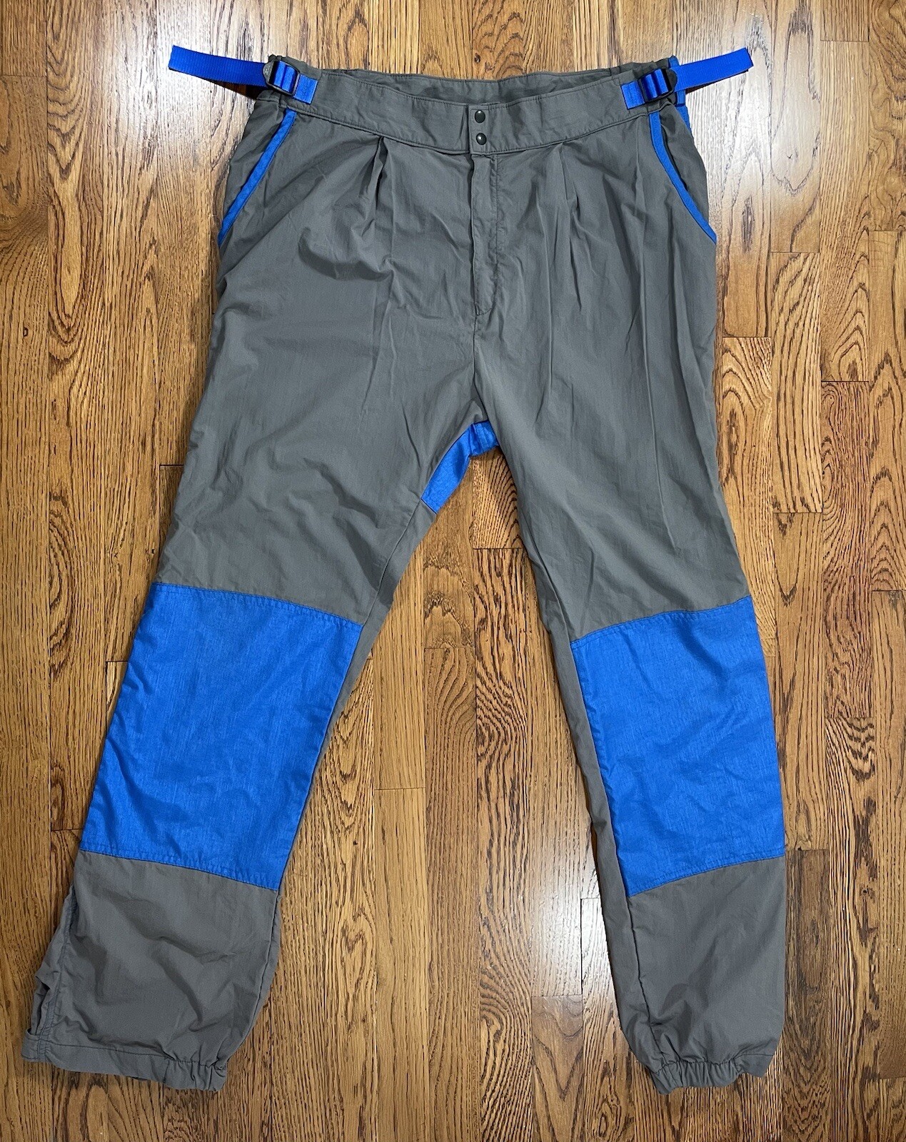 Vintage 2000s Rail Riders Hiking Pants Grey And Blue … - Gem