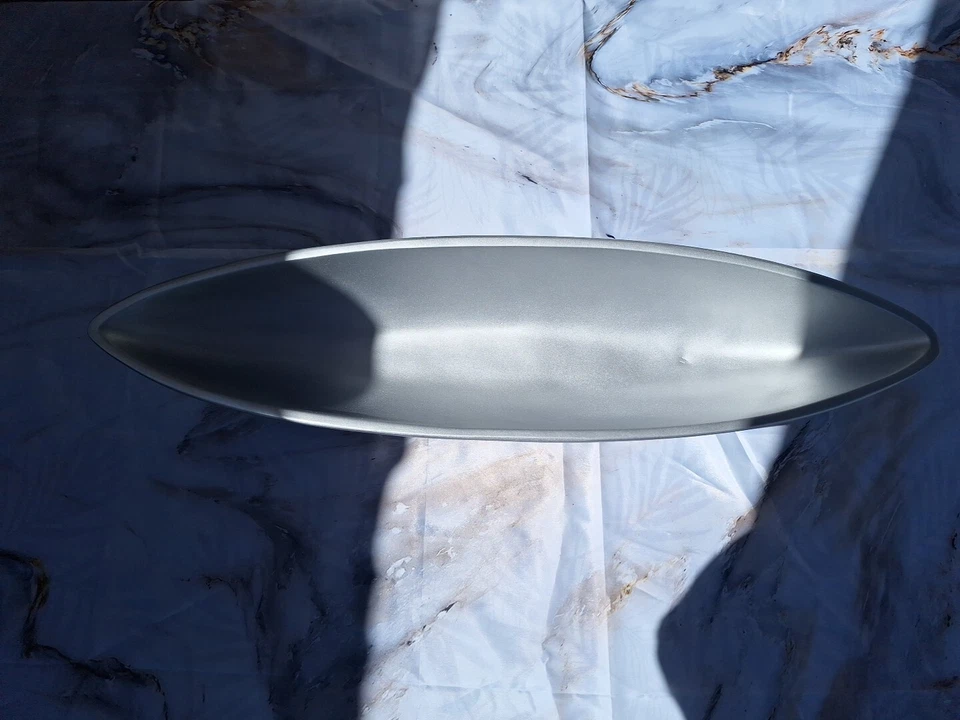 Schale Dekoschale Tischdeko Schüssel Obstschale Schiff Groß Deko 0911 F Silber - Bild 2 von 4