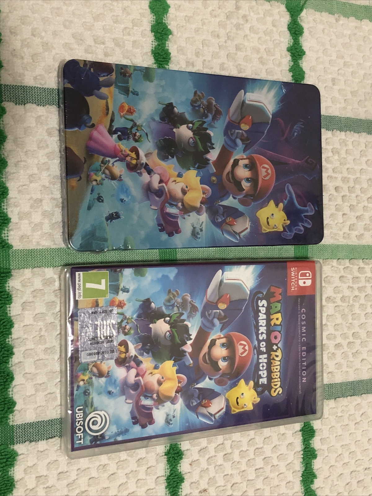 Mario + Rabbids Sparks Of Hope Cosmic Edition Switch+ STEELBOOK Nuovo Sigillato