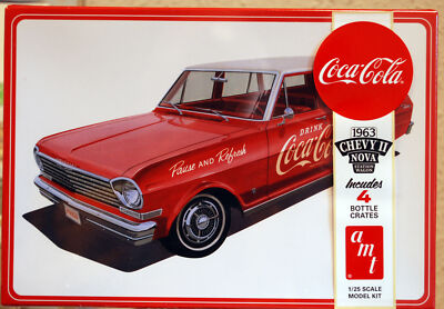 AMT 1353 1963 Chevrolet II Nova Station Wagon Coca-Cola 1:25