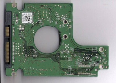 Carte PCB Contrôleur Pour Disque Dur WD5000BPVT-22HXZT1 – SATA II, Flashée, Vendue Pour Pièces