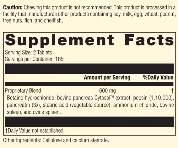 Standard Process - Zypan - 330 Tablets - Image 4 of 4