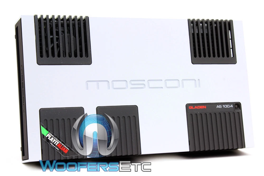 MOSCONI AS-100.4 W 4-CHANNEL 4 x 155W RMS SPEAKERS CLASS AB