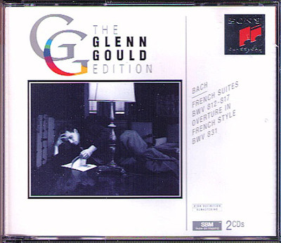 Glenn GOULD: BACH French Suite 1-6 BWV 812-817 Overture (Partita) 831 SONY 2CD