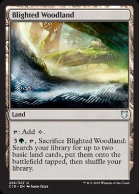 Blighted Woodland - LP U : Commander 2018