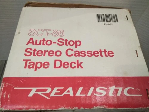 VTG.  Optimus SCT-86 Stereo Cassette Tape Deck Model 14-654 (NEW)