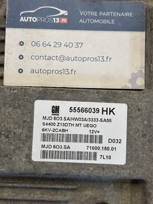 Calculateur Moteur Pour Opel Corsa D 1.3 CDTI – Occasion Fonctionnel, Facture Incluse