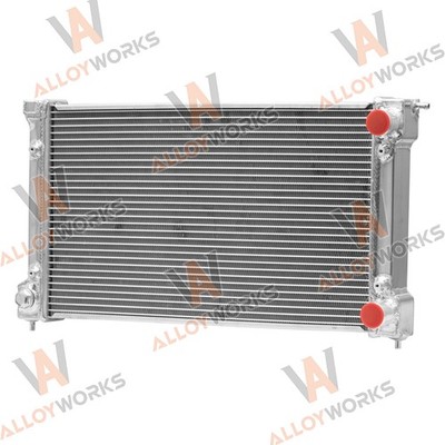 2-Row Radiator For 1980-1992 Volkswagen VW GOLF MK1 MK2 GTI/SCIROCCO ALLOY