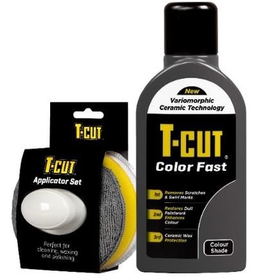 T-Cut Kratzerentferner Farbecht Lackrestaurator - Grau - 500ml + Applikator