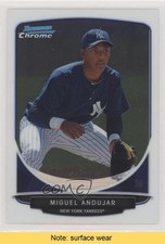 2013 Bowman Chrome Prospects Miguel Andujar #BCP160 READ 0b2