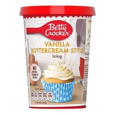 Betty Crocker Vanilla Buttercream Style icing 400g Frosting