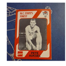 Collegiate Collection 1989 Pete Auksel #4 NC State Wolfpack Basketball Base Set