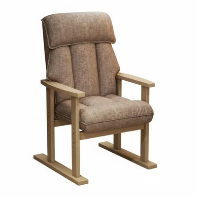 Upholstered Chair Ergonomic Seating with Sturdy Frame for Reading Corner - Image 1 of 4