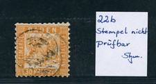 Baden Michel Nummer 22b gestempelt - Stempel nicht pr&uuml;fbar