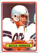 Butch Johnson 1980 Topps #506 Dallas Cowboys