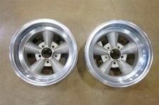Vintage 15 X 8.5 5 Spoke Aluminum Mag Wheels 5 On 4.75 Unmarked American Racing