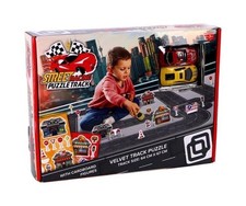pista puzzle per macchinine da corsa su strada di tessuto da costruire gioco