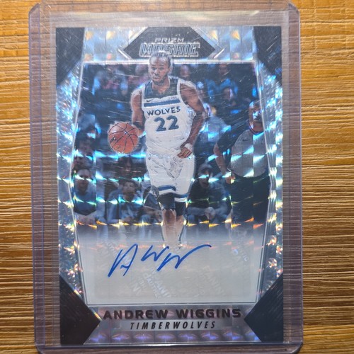 Panini 2017-18 Prizm Mosaic Andrew Wiggins Auto #A-AWG /99 - Timberwolves