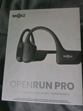 Shokz - OpenRun Pro Premium Bone Conduction Open-Ear Sport Headphones Steel Blue