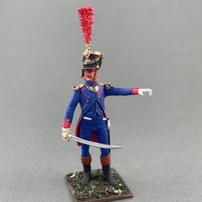 Painted Napoleonic tin figurine 60 mm, French Guard foot artillery VID SOLDIERS