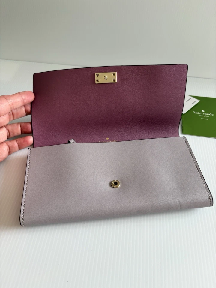 Kate Spade New York Cyra Envelope Wallet Light Mauve – NWT - Image 4 of 4