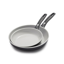 Greenpan Dover 8 And 10 2 Piece Frying Pan Sk...