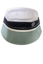 SERGIO TACCHINI Newsford 100% Cotton Bucket Hat White Maritime Blue Lead