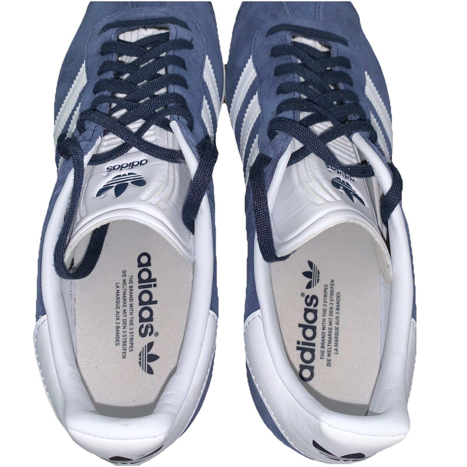 Adidas Gazelle Suede Shoes Mens Size 10 Collegiate Navy Blue White ($100 RETAIL) thumbnail 3