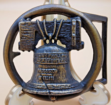 Vintage Belt Buckle Liberty Bell Die-Cast Through Out all the Land