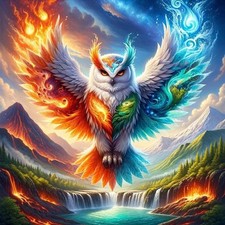Owl Diamond Painting Kits for Adults, 5D DIY Diamond Art Kits for Beginners, F