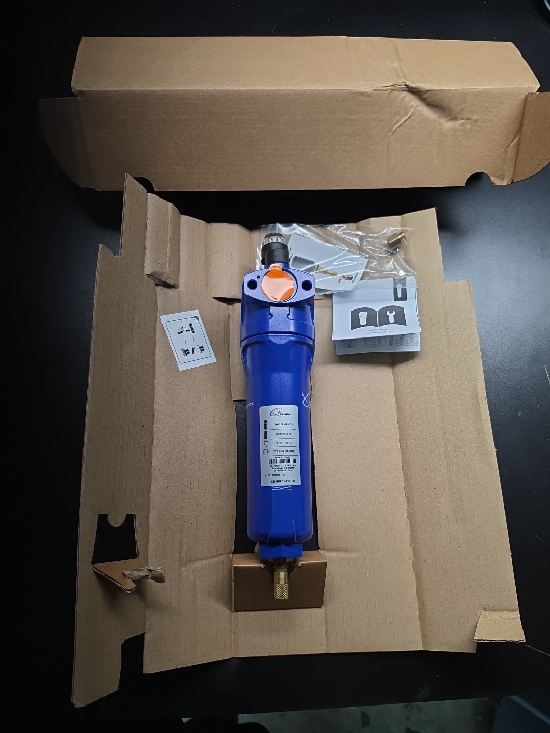 Quincy QMF-50 1/2" General Purpose Micronic Coalescer Compressed Air Filter