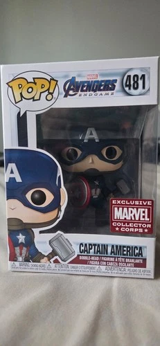 Funko POP!  Avengers Endgame: Captain America - Marvel Collector Corps Excl 481