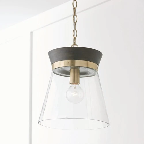 Capital Lighting 347311 Finn 12"W Wood Pendant - Picture 5 of 9
