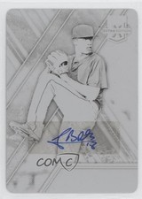 2017 Panini Elite Extra Edition Printing Plate Black 1/1 Joan Baez #113 Auto 5c9