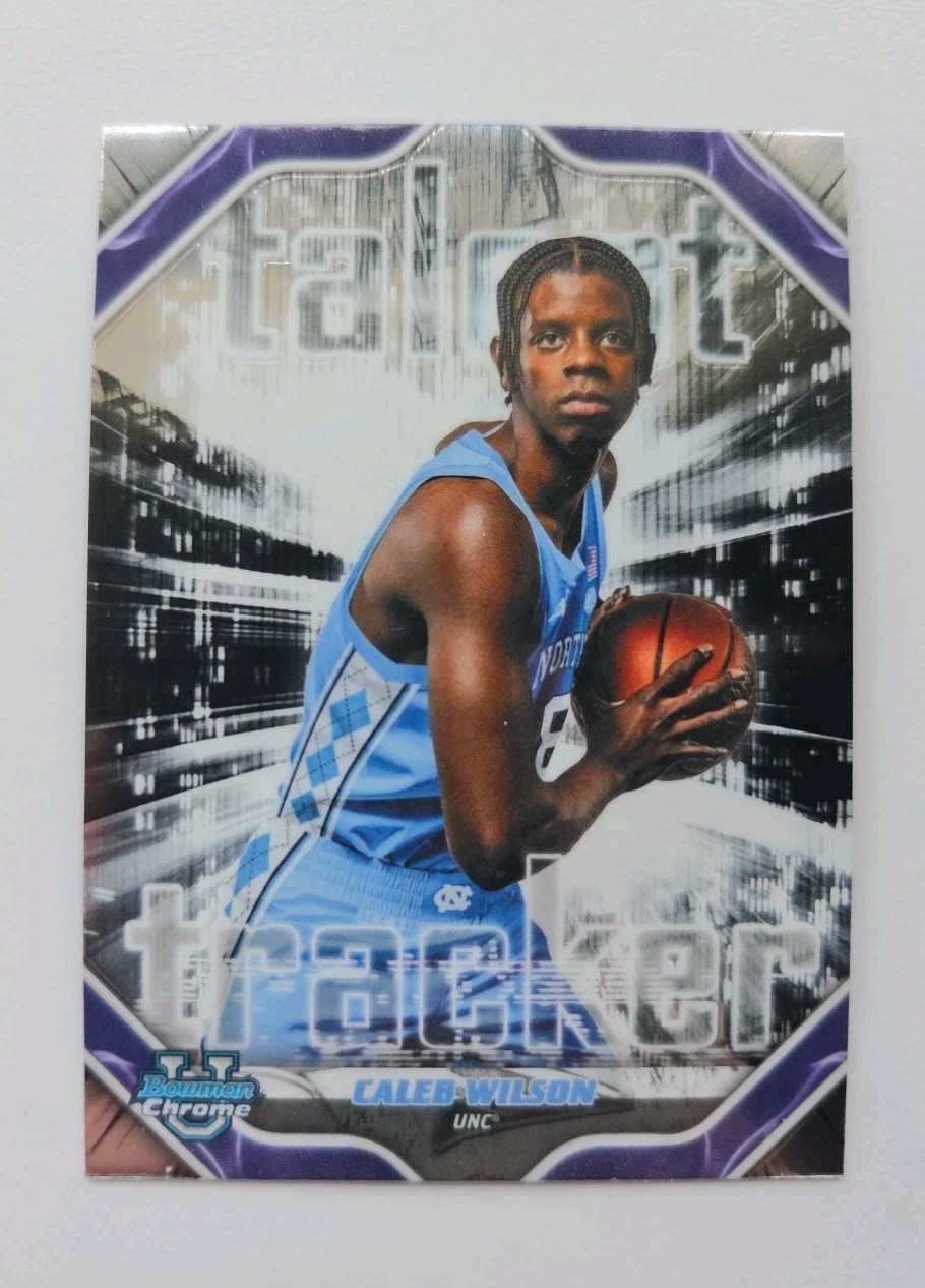 Topps Bowman Chrome Talent Tracker Caleb Wilson TT-9 UNC 2025