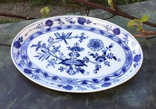 Meissen ovales Tablett Platte Zwiebelmuster 29x19,5cm II. Wahl Pfeiferzeit 26/42