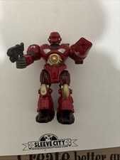 Hap-P-Kid M.A.R.S. 7" Walking Cyber Bot Robot Red, Maroon and Gold