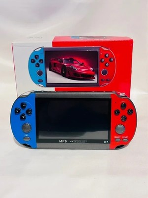 X7 4,3 Zoll Videospielkonsole Handheld Game Player Doppelwippe 8GB Speicher