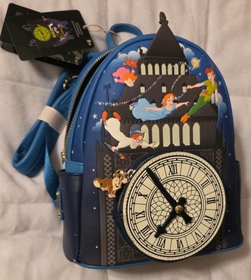 Loungefly Disney Peter Pan Glow Clock Mini Backpack - WDBK2148