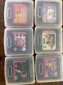 Lot Of 6  Vintage Sega Game Gear   DS43