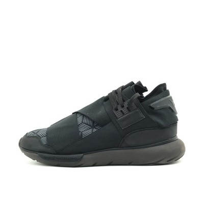adidas Y-3 Herren Qasa High Schuh schwarz Textil Mid-Top Sneaker EU 44 2/3
