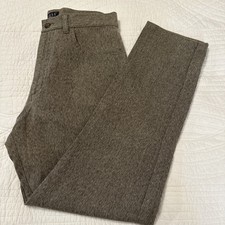 VTG Guess USA Women Dress Pant Herringbone Pattern Gray Cuffed Sz:31 28x28 90  s