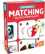 Chuckle & Roar - Matching Game Alphabet - Board Game for Kids 3 and up - Concent