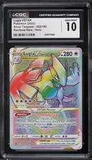 2022 Pokemon Silver Tempest Rainbow Rare Lugia VSTAR #202 CGC 10 on eBay