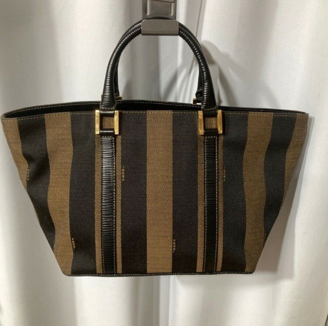 RARE Authentic FENDI Pecan Pattern Handbag Excellent Condition