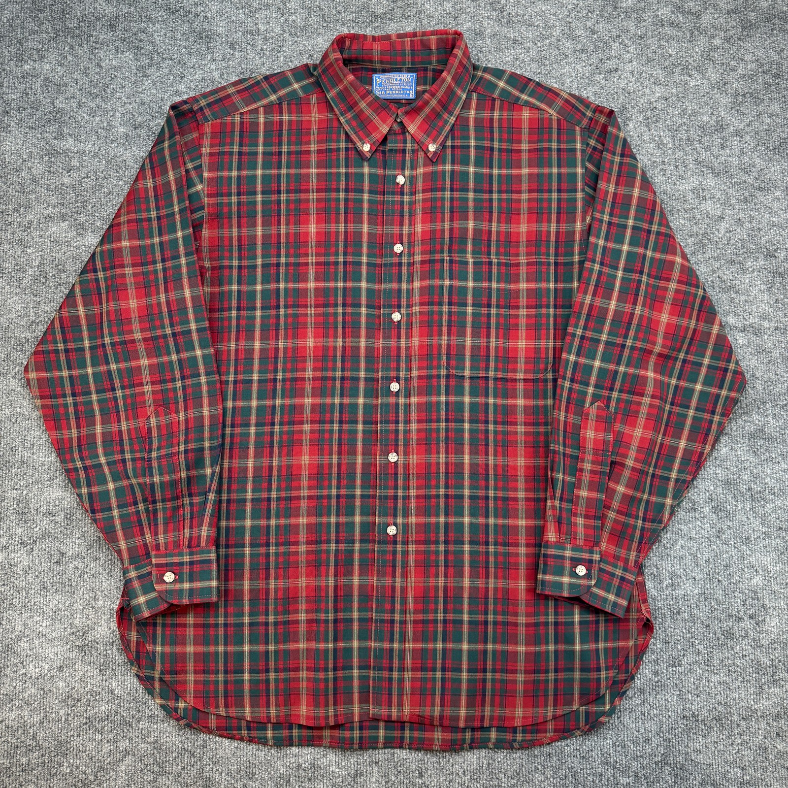 Pendleton Sir Pendleton Wool Plaid Button Down Sh… - image 1