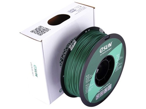 3d filament esun 1.75mm pla 1kg donker groen