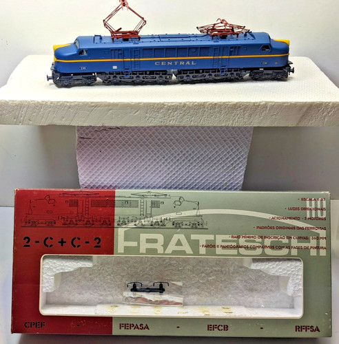 Frateschi 3053 H0 DC GE Diesellok Central do Brasil, Fase 1, wie neu OVP | Condition: Gebraucht