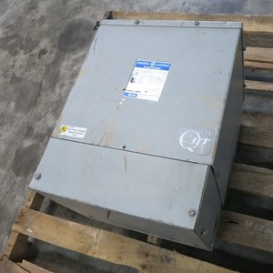 GE 25 kVA 480 to 120/240 V 1PH Dry Type Transformer 9T21B9110 480V Single 3R